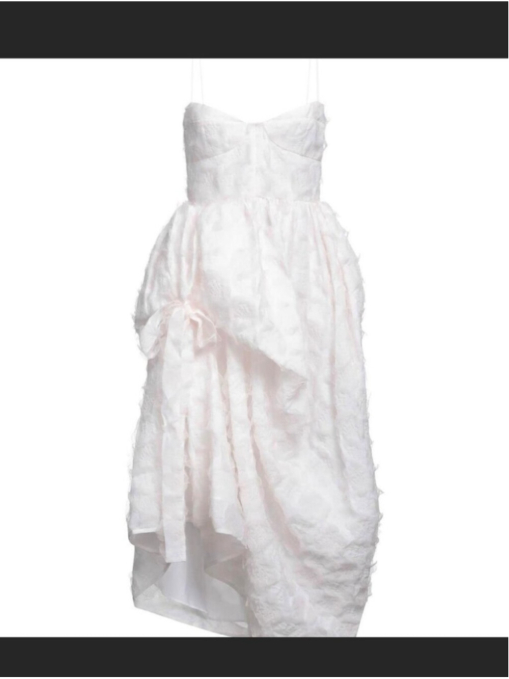 CECILIE BAHNSEN white/powder pink dress size 4 BNWT